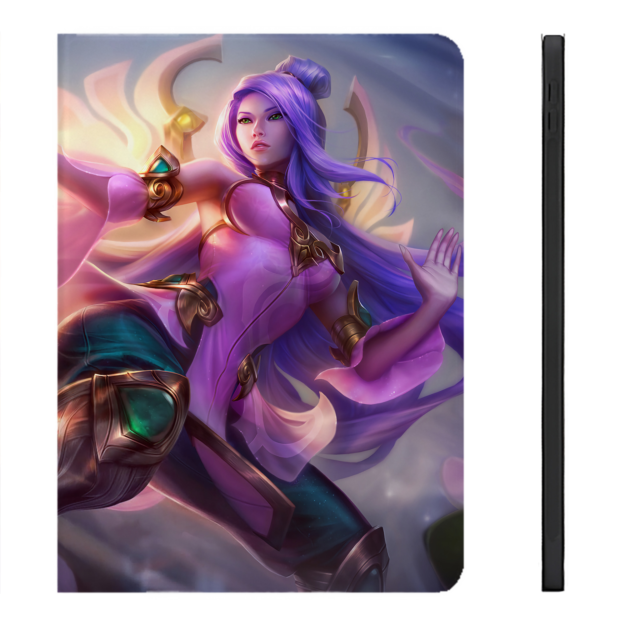（画像用） リーグ・オブ・レジェンド League of Legends LOL IPadケース ペンホルダー付き ブックスタイルデザイン